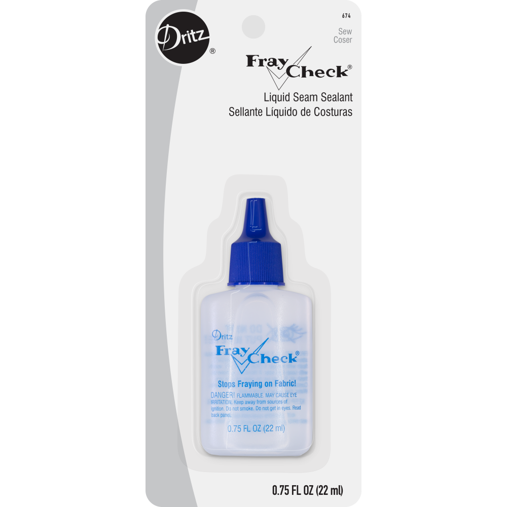 Dritz Fray Check 0.75 OZ (22 ml) Liquid Seam Sealant