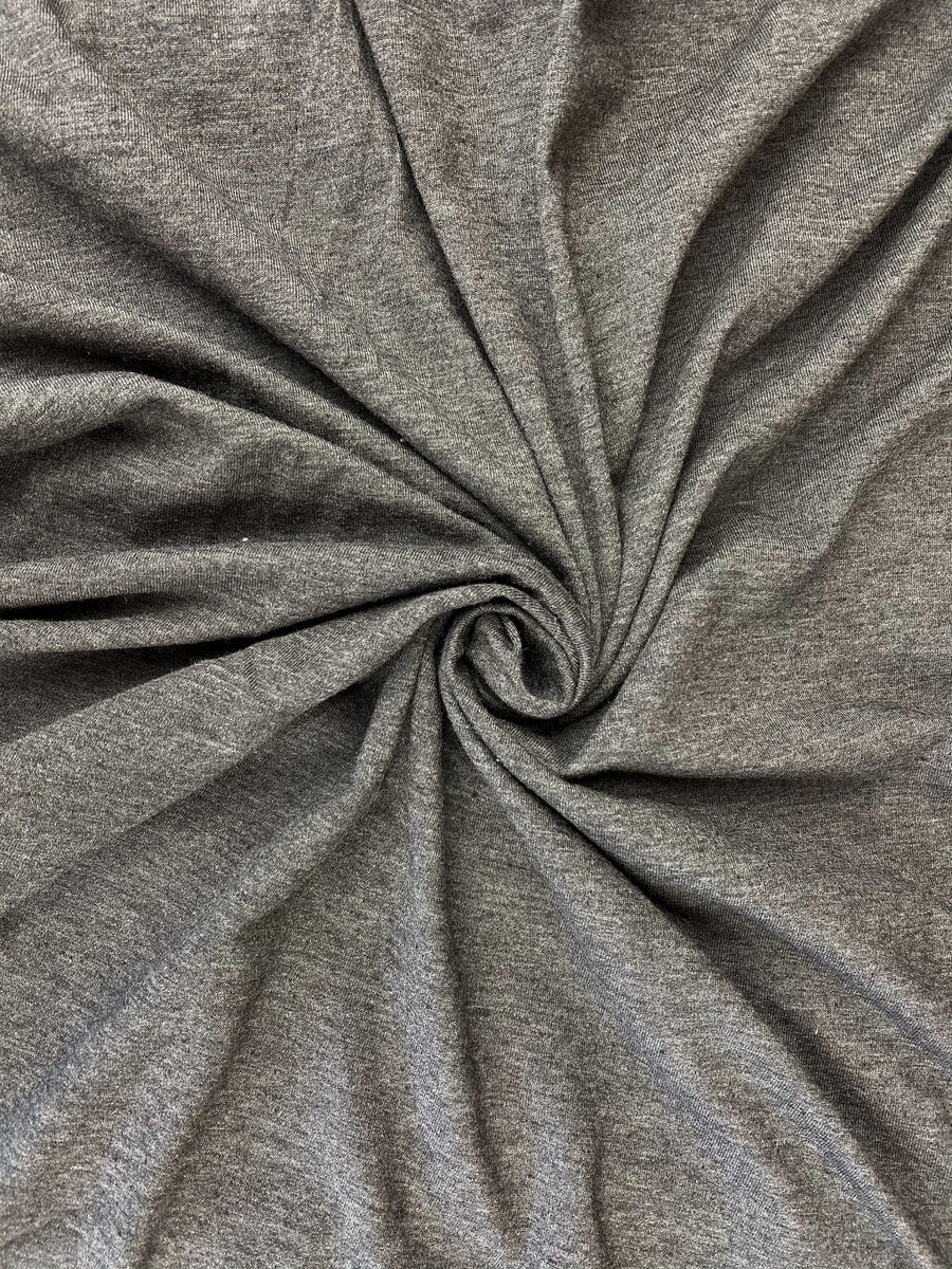 Organic Jersey Fabric - Solid Grey  Jelly Fabrics – Jelly Fabrics Ltd